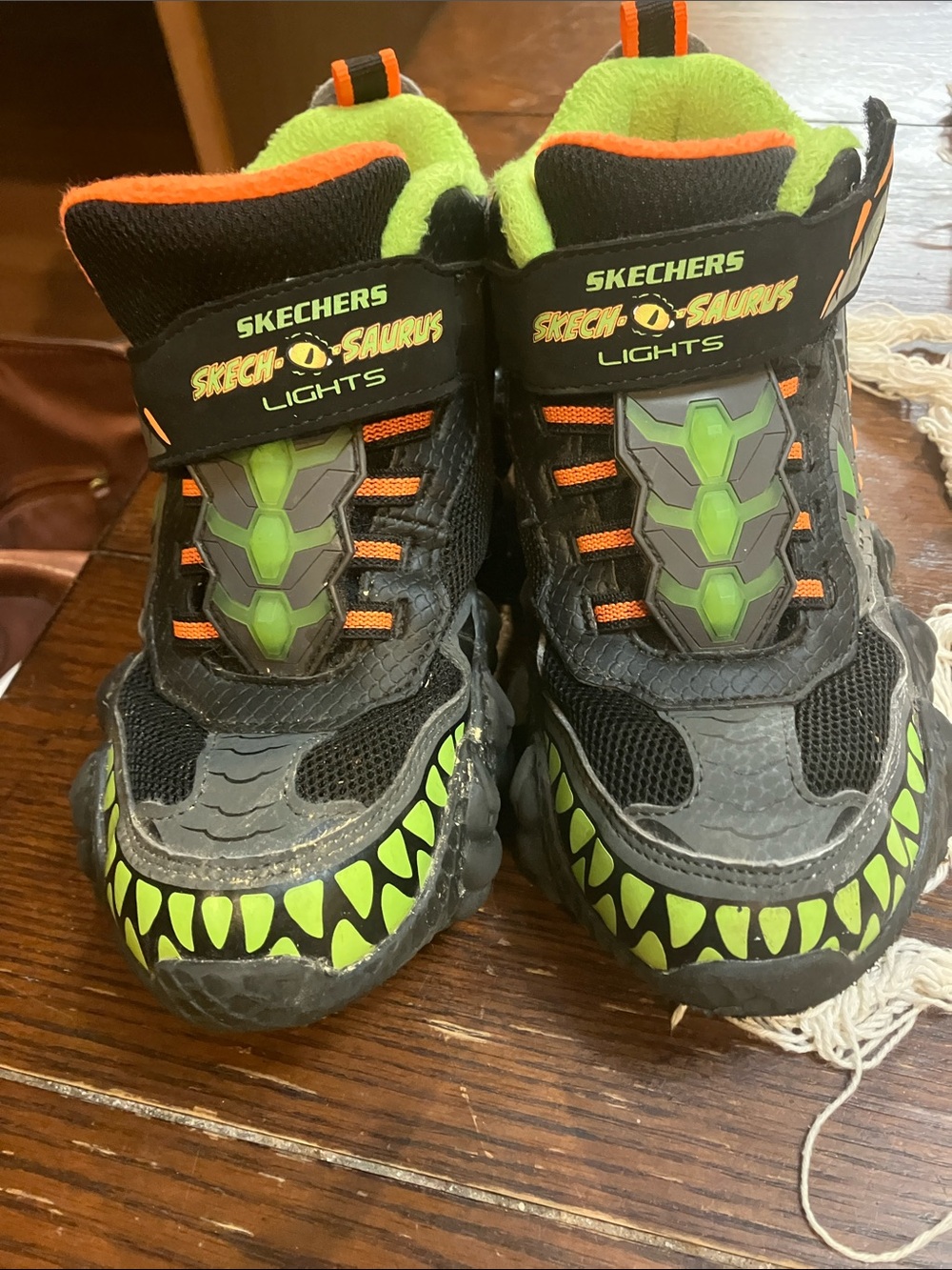 Sketchers light up boys sneakers